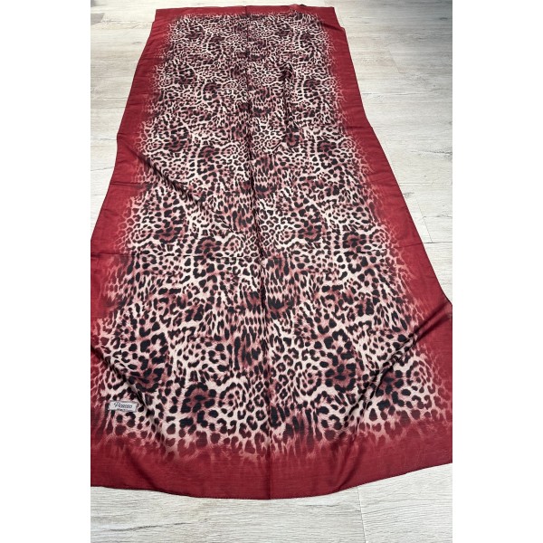 Dijital Soft Leopar Şal 0004